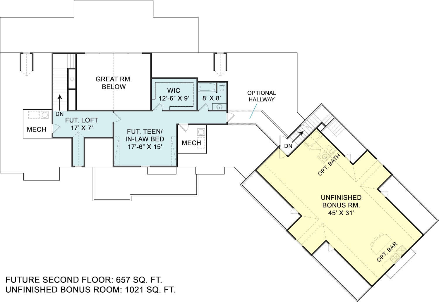 Floor Plan Upper Level