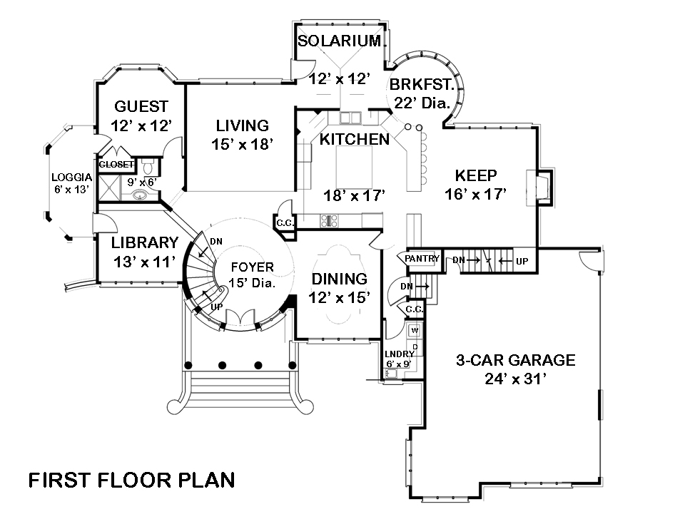 Floor Plan Main Level