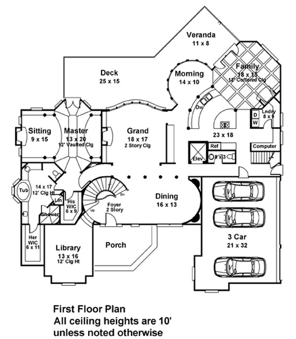 Floor Plan Main Level