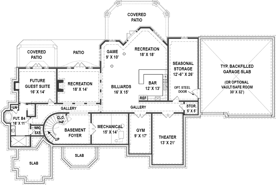 Basement Option Layout