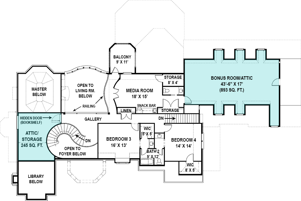 Floor Plan Upper Level