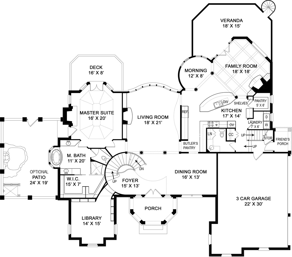 Floor Plan Main Level