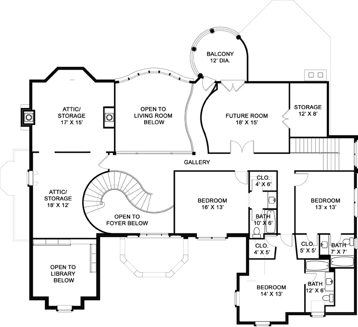 Floor Plan Upper Level