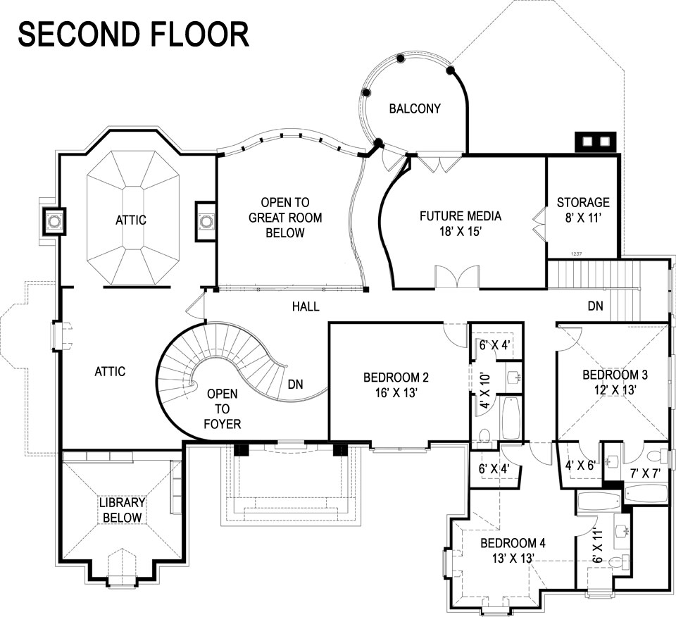 Floor Plan Upper Level