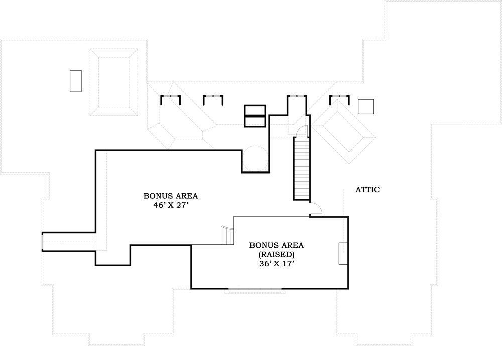 Floor Plan Bonus Room