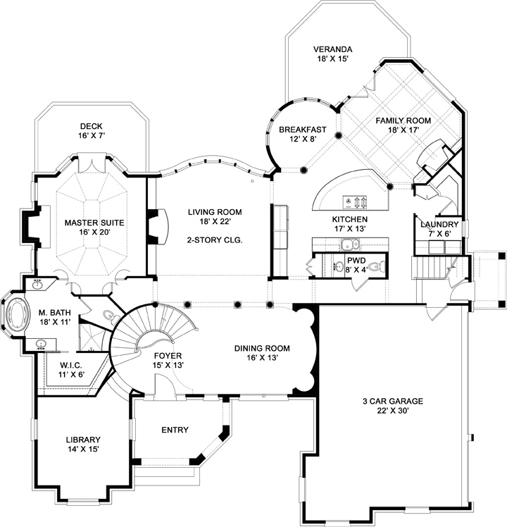 Floor Plan Main Level