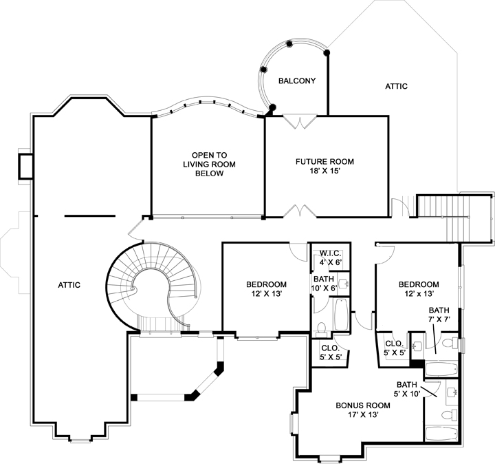 Floor Plan Upper Level
