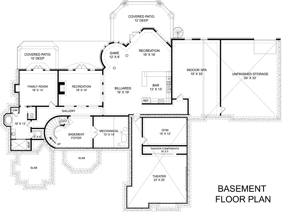 Floor Plan Basement