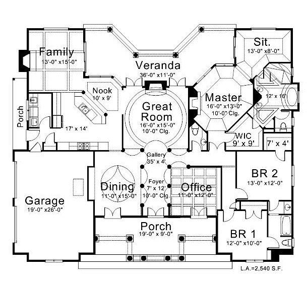 Floor Plan Main Level