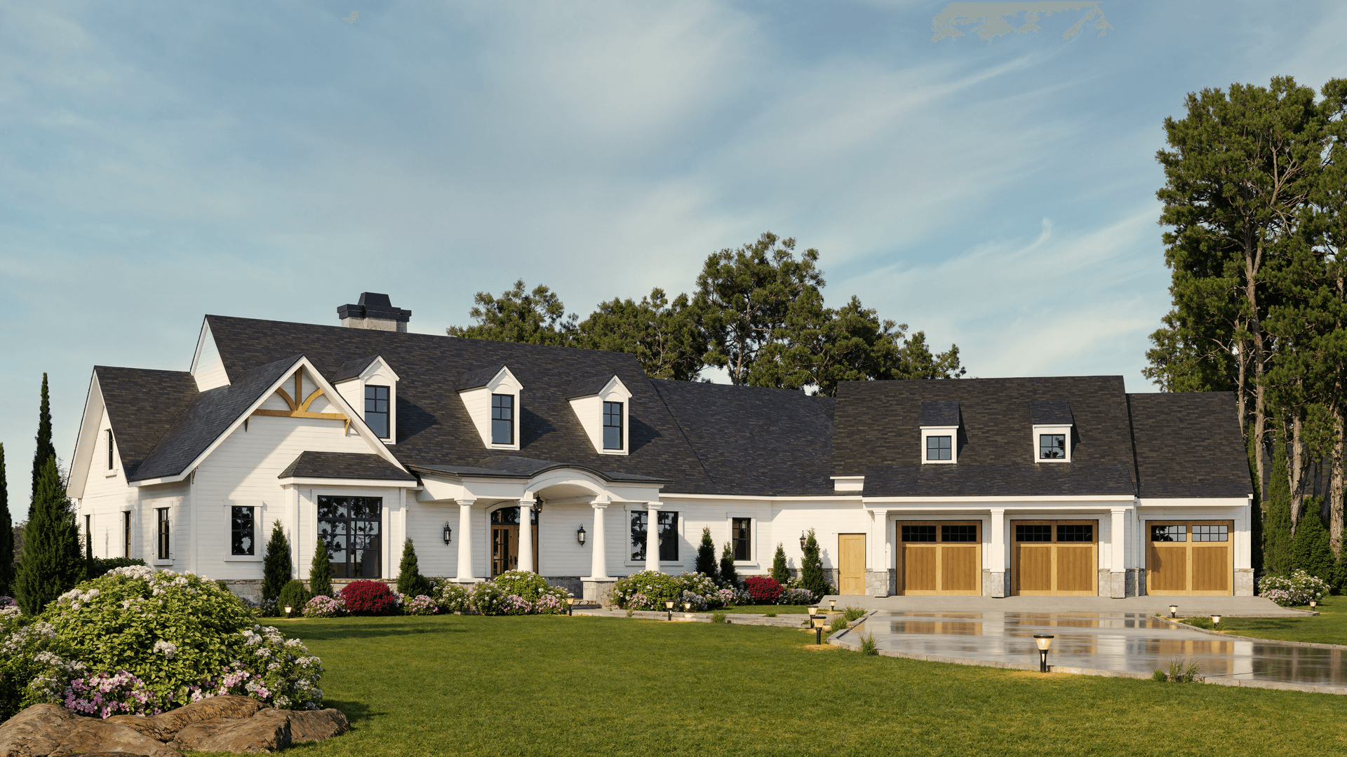 3-Bedroom, 2830 Sq Ft Luxury House - Plan #106-1315 - Front Exterior