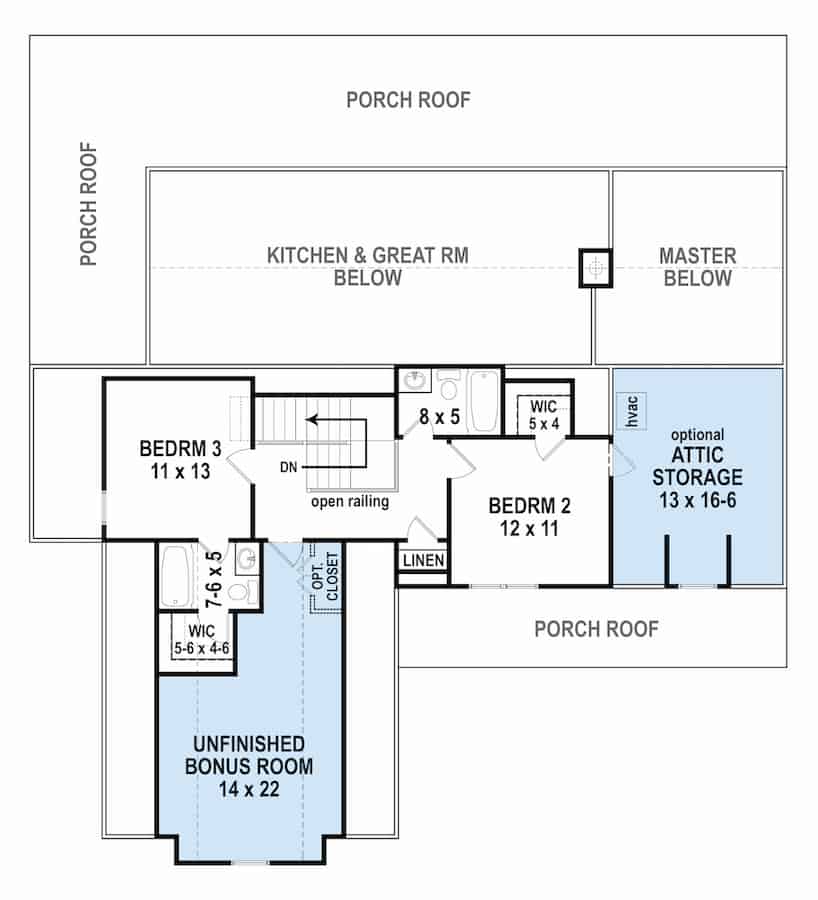 Floor Plan Upper Level