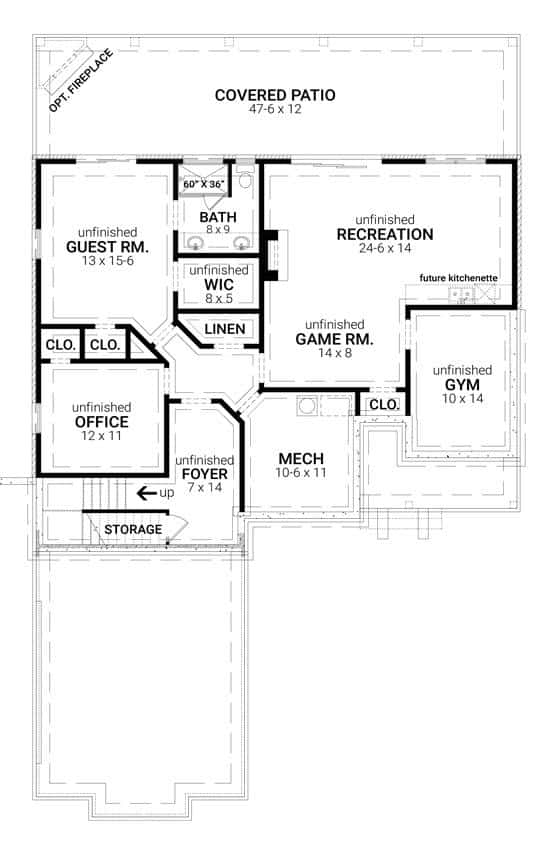 Basement Option Layout