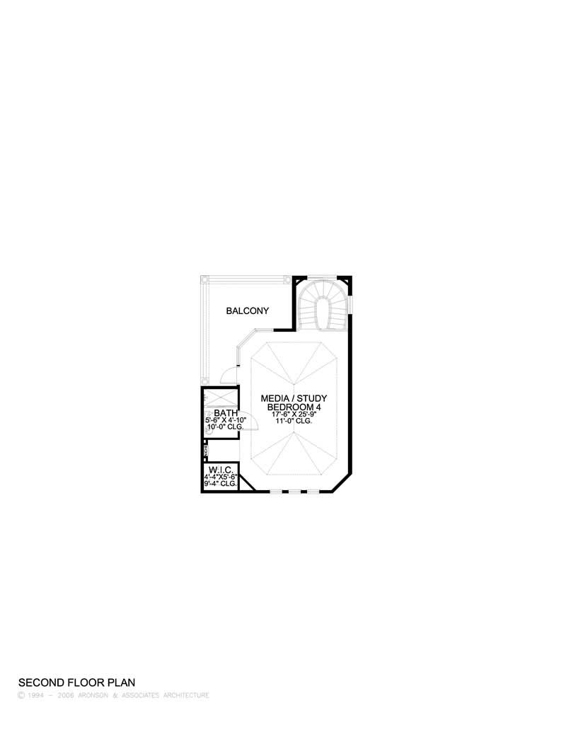 SECOND LEVEL FLOOR PLAN