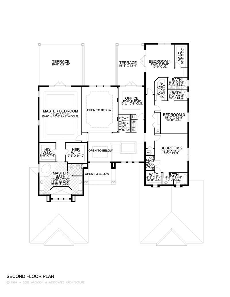SECOND LEVEL FLOOR PLAN