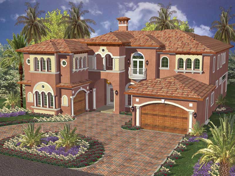 5-Bedroom, 5547 Sq Ft Luxury Home Plan - 107-1009 - Main Exterior