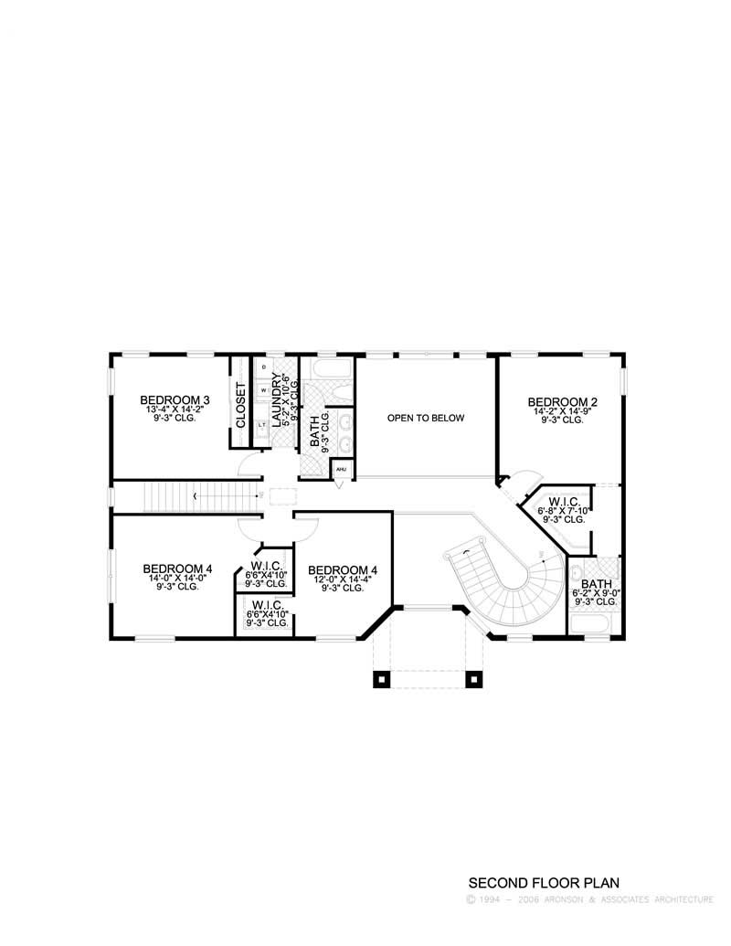 SECOND LEVEL FLOOR PLAN