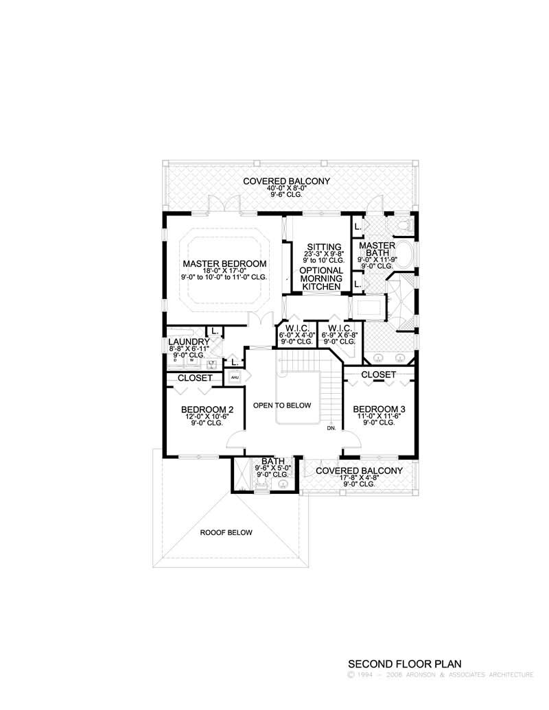 SECOND LEVEL FLOOR PLAN