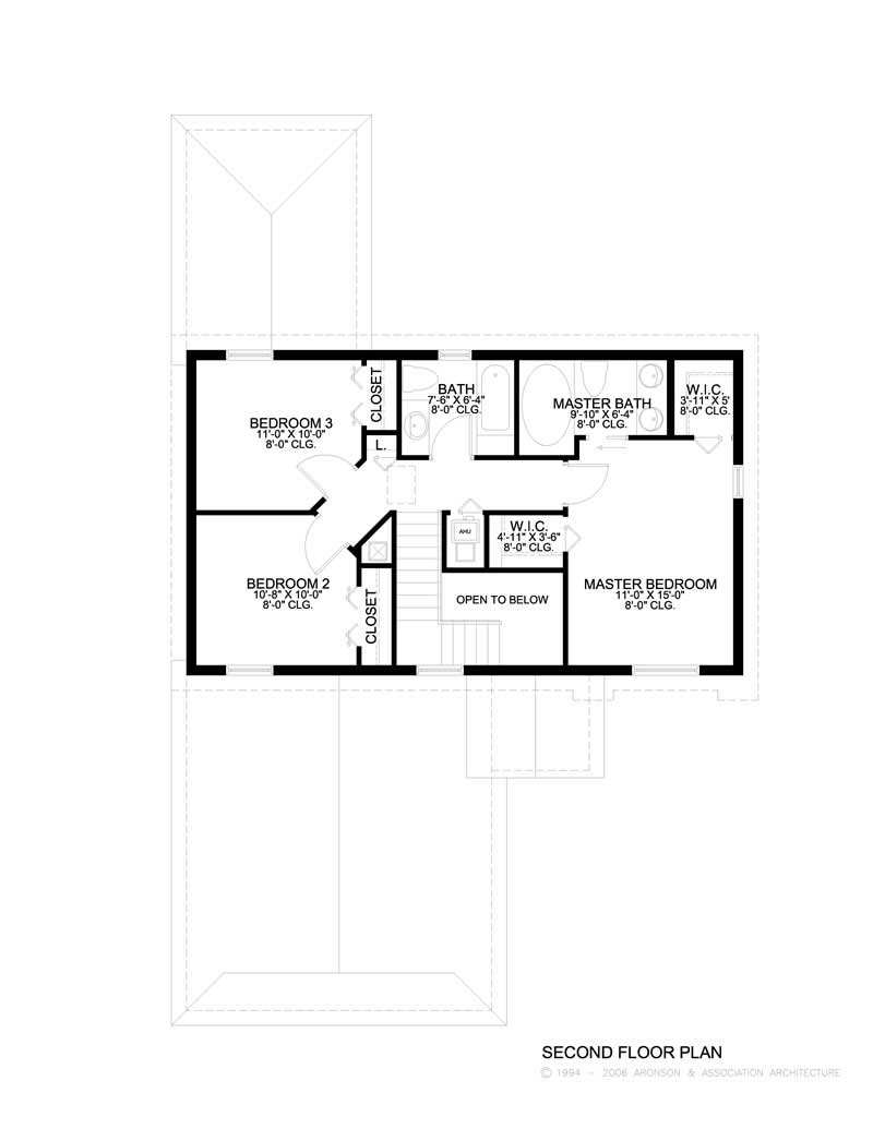 SECOND LEVEL FLOOR PLAN