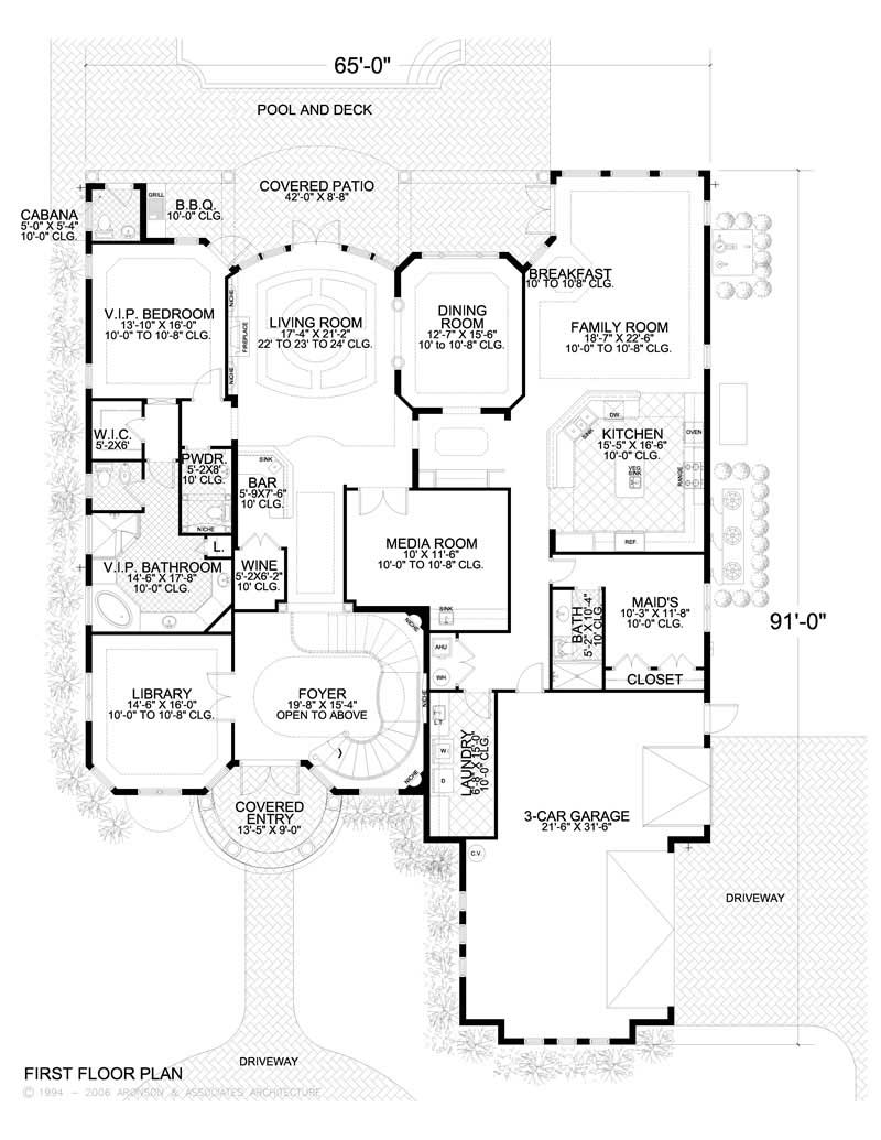 MAIN LEVEL FLOOR PLAN