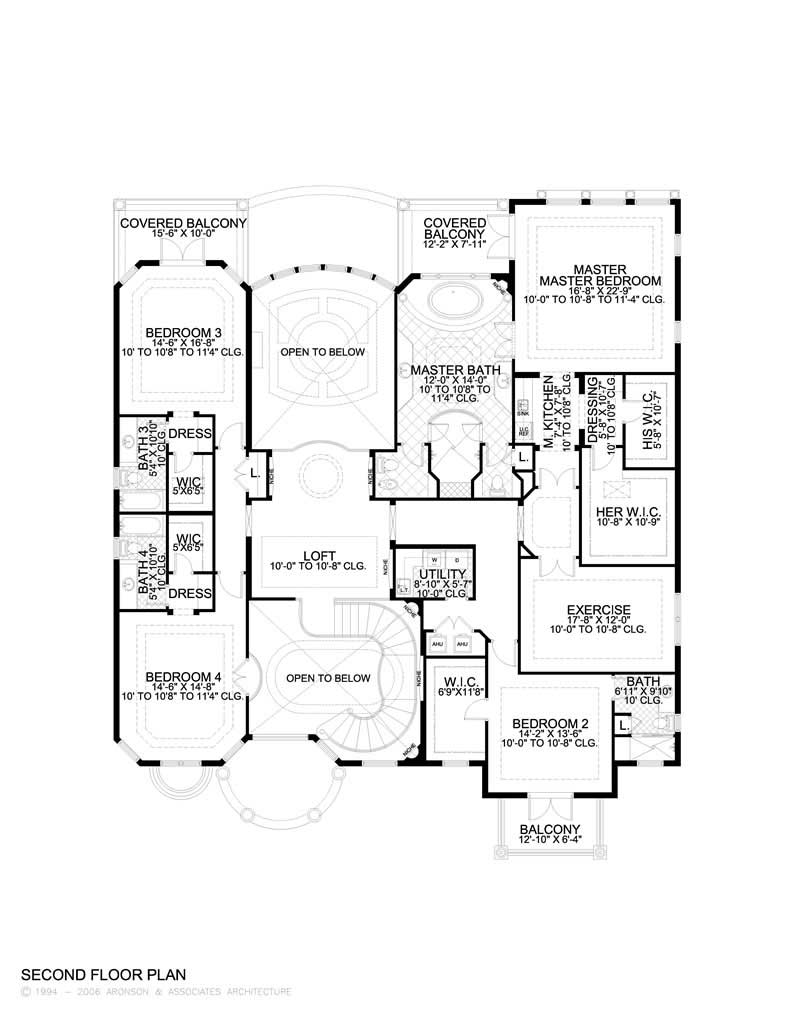 SECOND LEVEL FLOOR PLAN