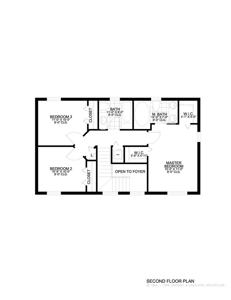SECOND LEVEL FLOOR PLAN
