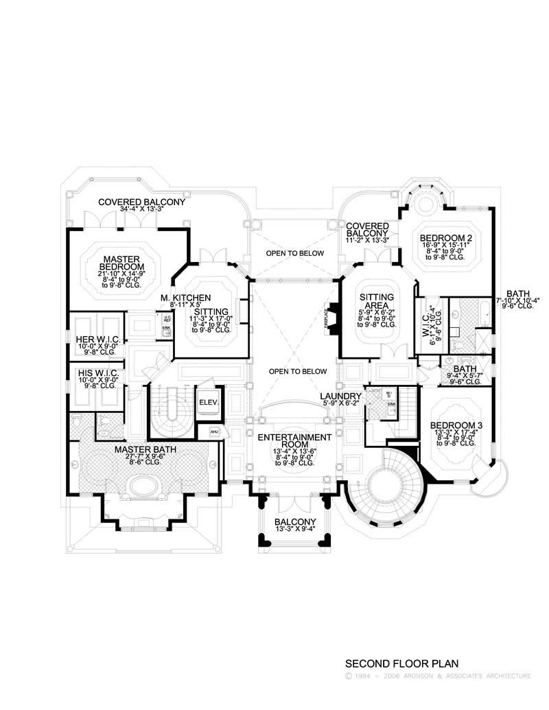 SECOND LEVEL FLOOR PLAN