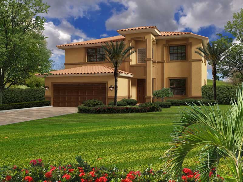 4-Bedroom, 2817 Sq Ft Coastal Home Plan - 107-1062 - Main Exterior