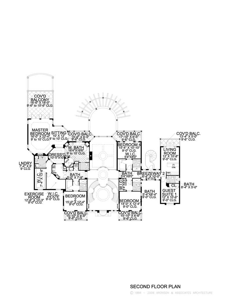 SECOND LEVEL FLOOR PLAN