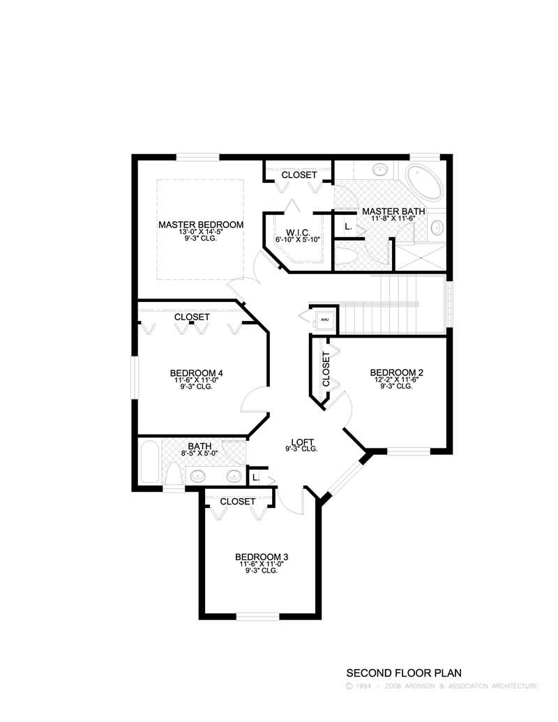 SECOND LEVEL FLOOR PLAN