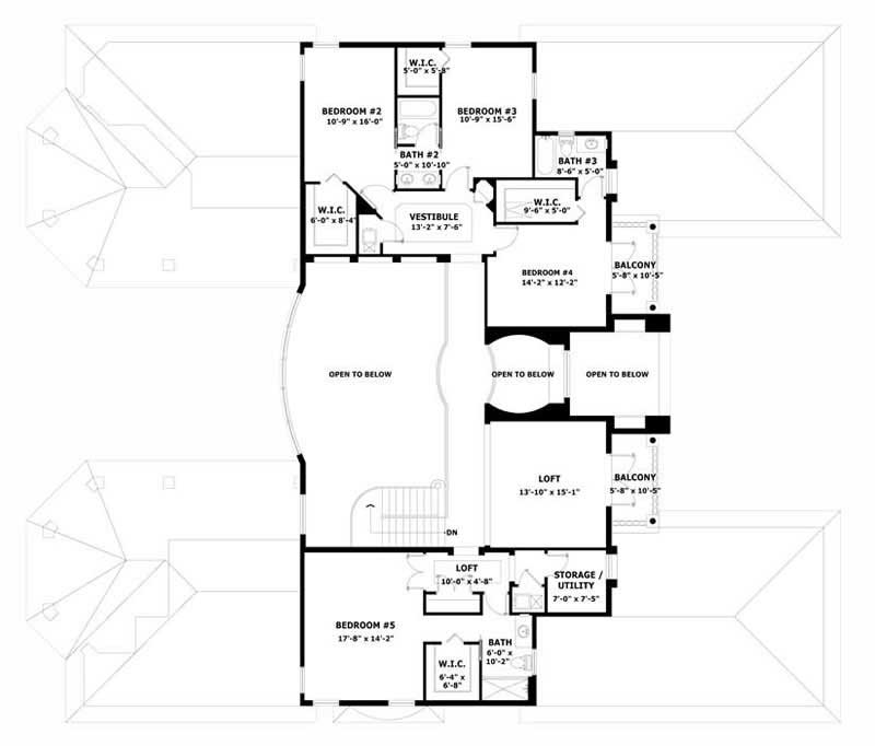 SECOND LEVEL FLOOR PLAN