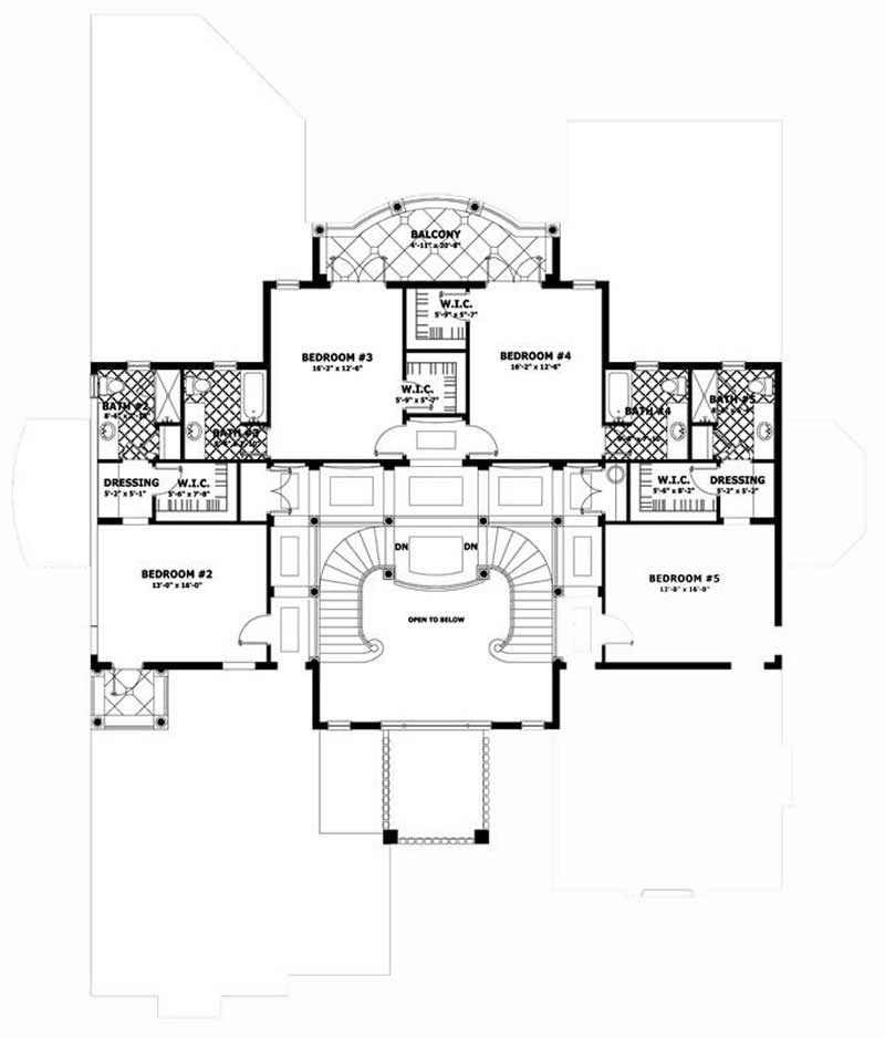 SECOND LEVEL FLOOR PLAN