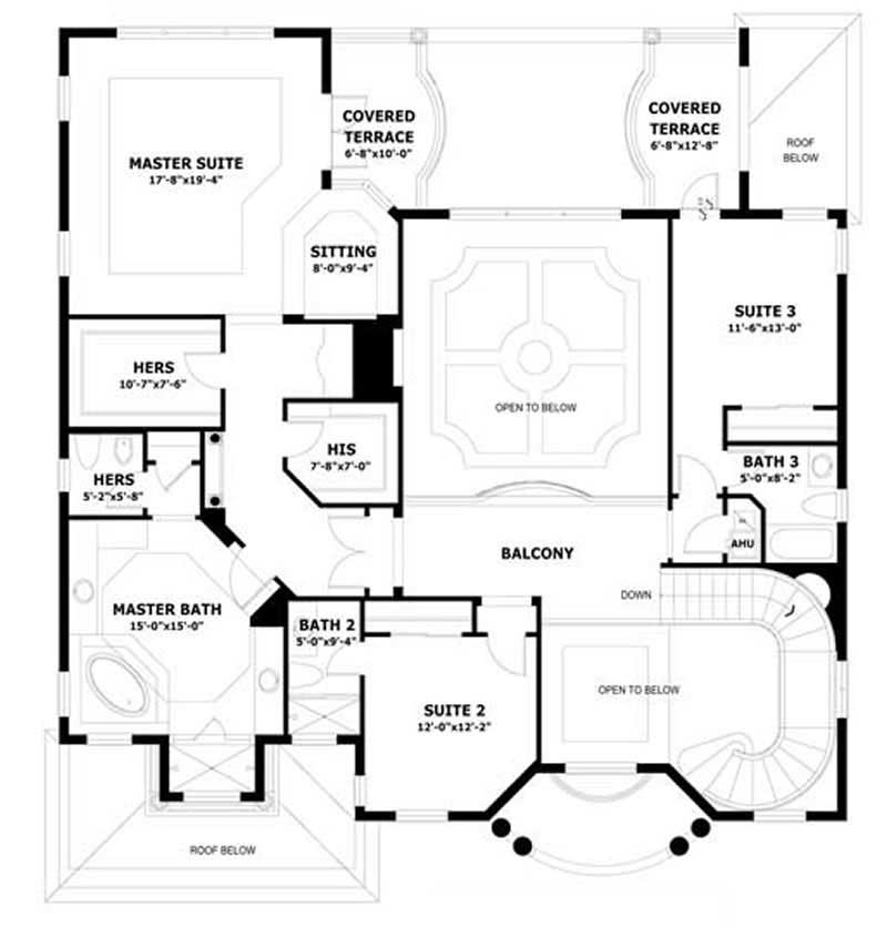 SECOND LEVEL FLOOR PLAN