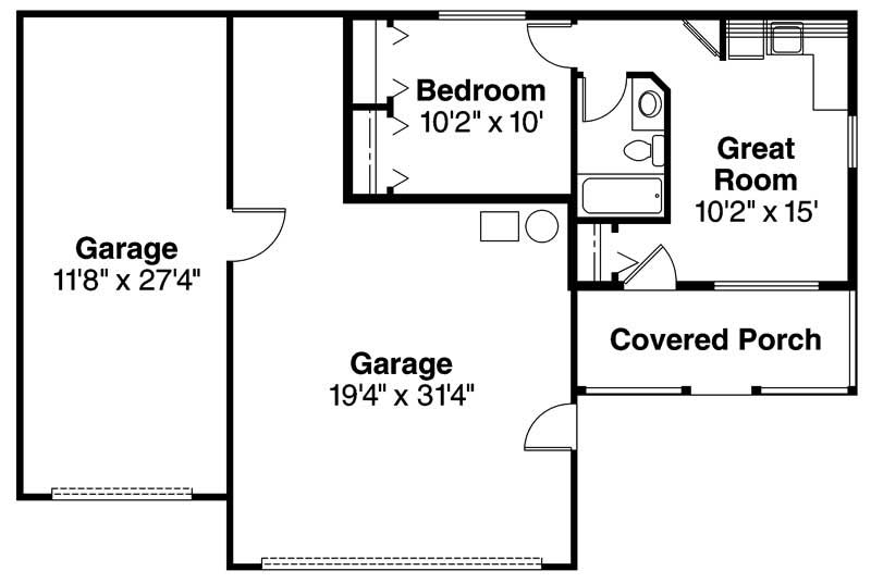 Floor Plan Garage