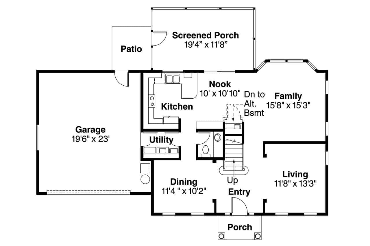Floor Plan Main Level