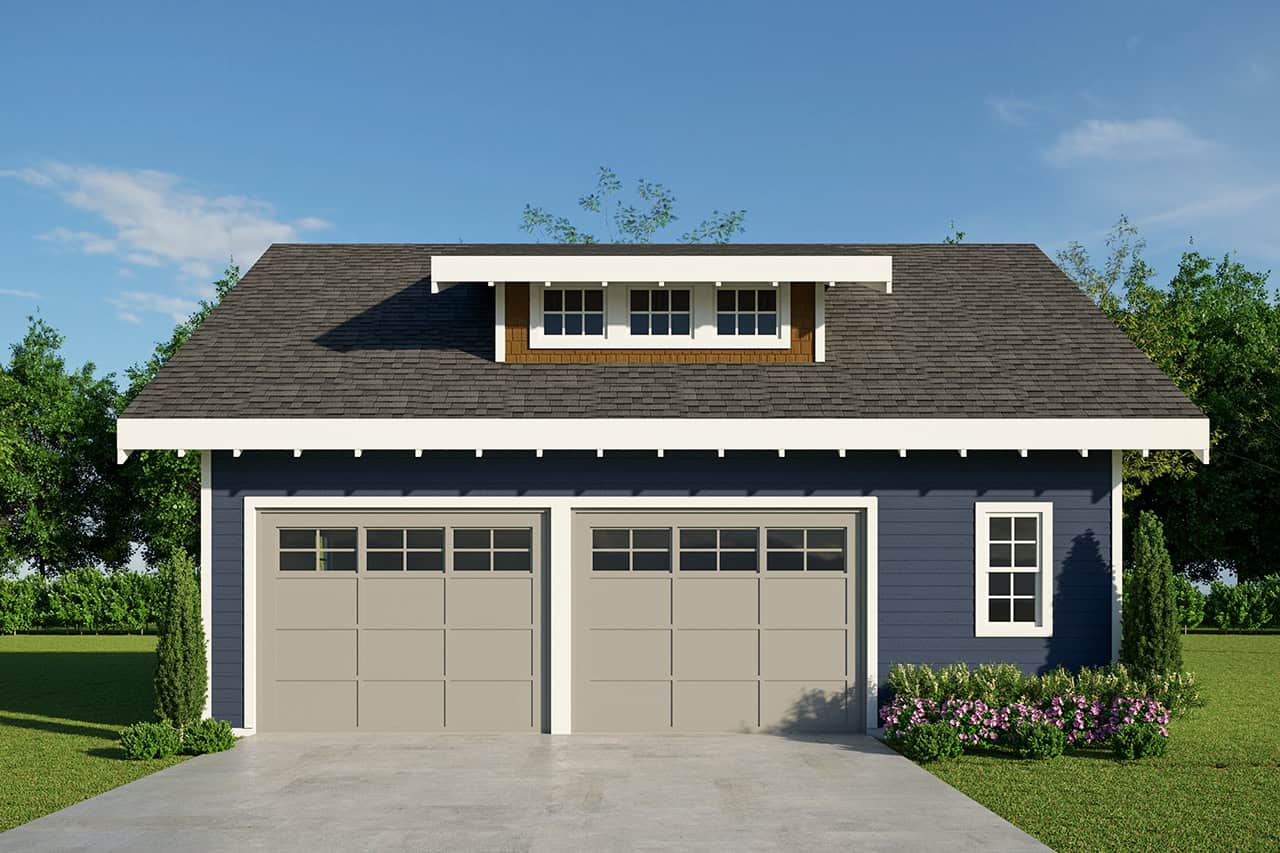 896 Sq Ft Garage w/Apartments Plan #108-1052