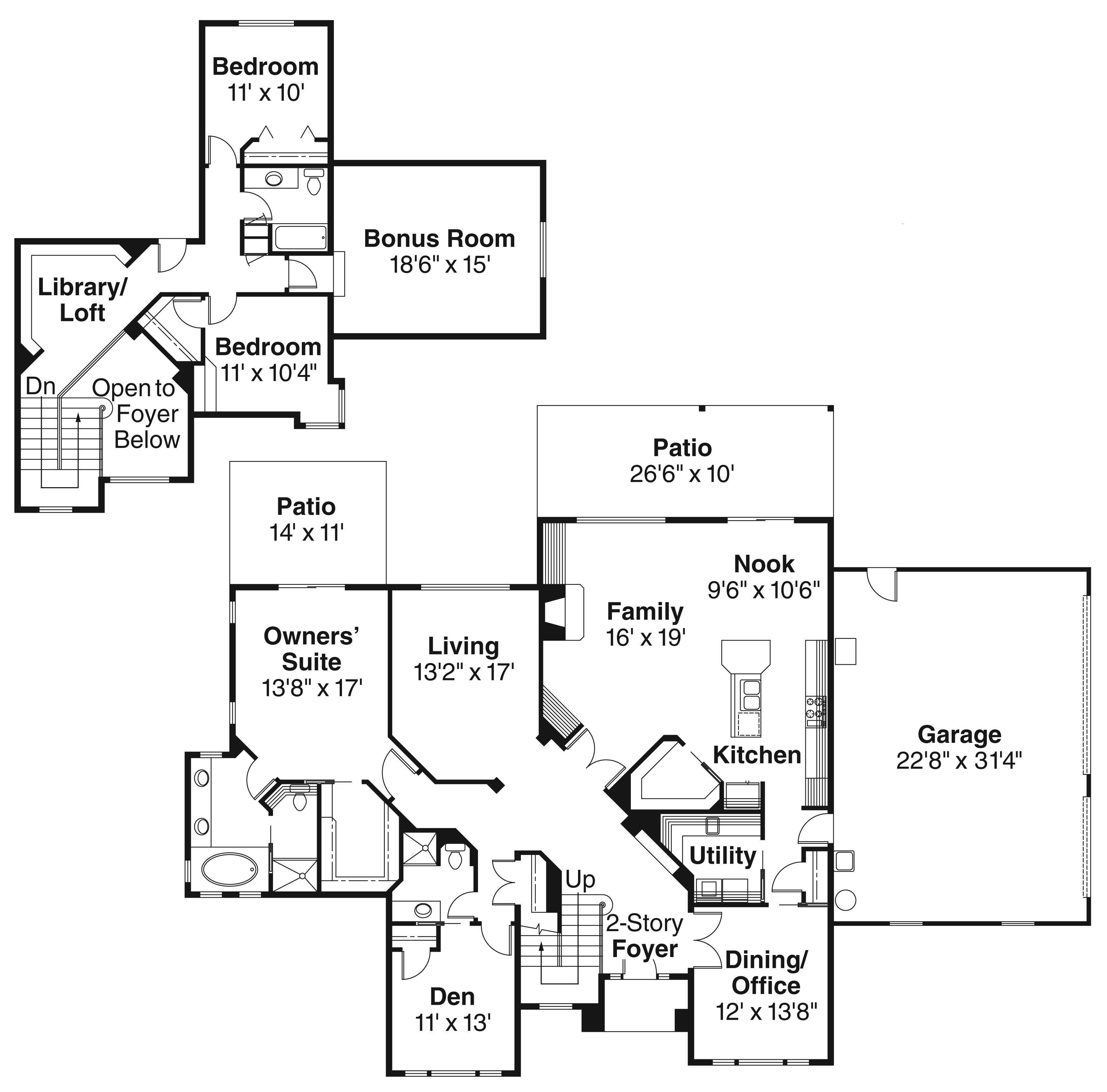 Floor Plan First Story