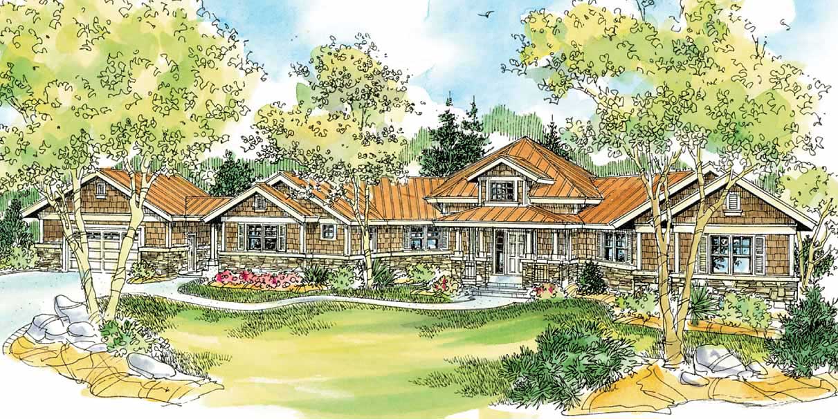 3-Bedroom, 2913 Sq Ft Craftsman Home - Plan #108-1123 - Main Exterior