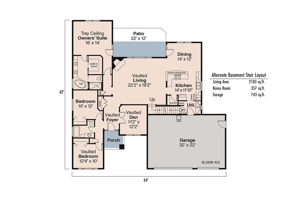 Basement Option Stair Location