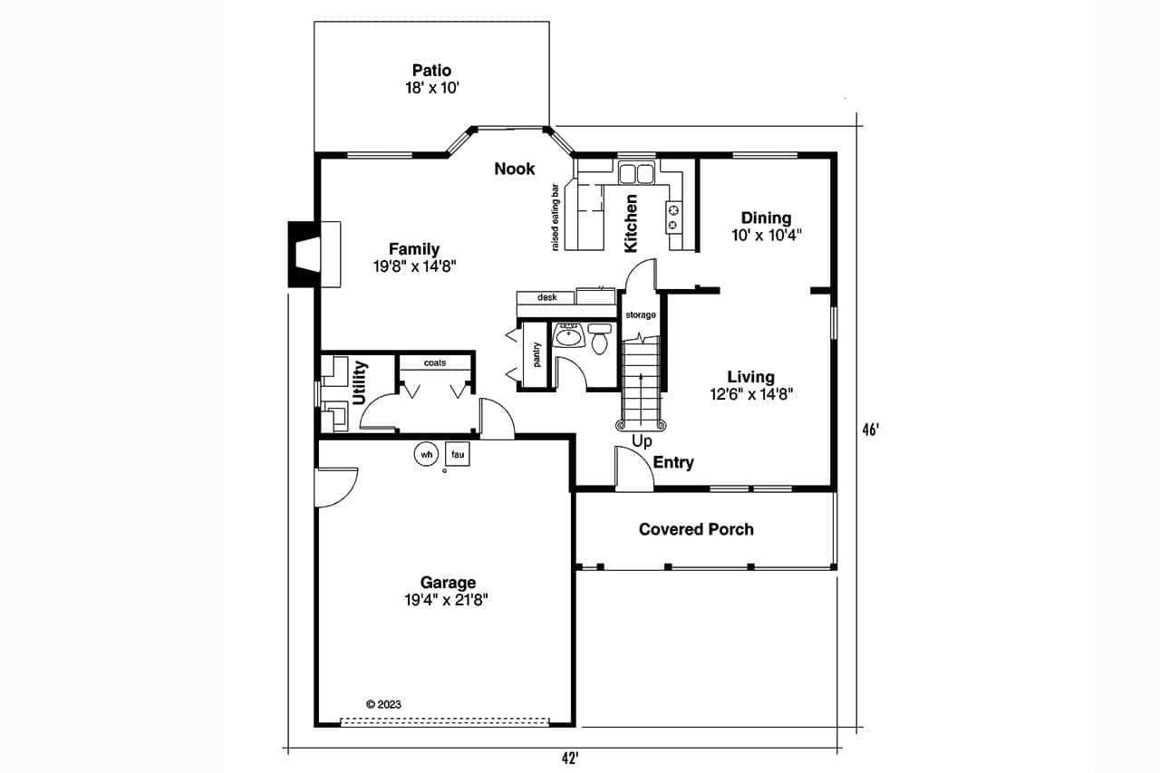 Floor Plan First Story