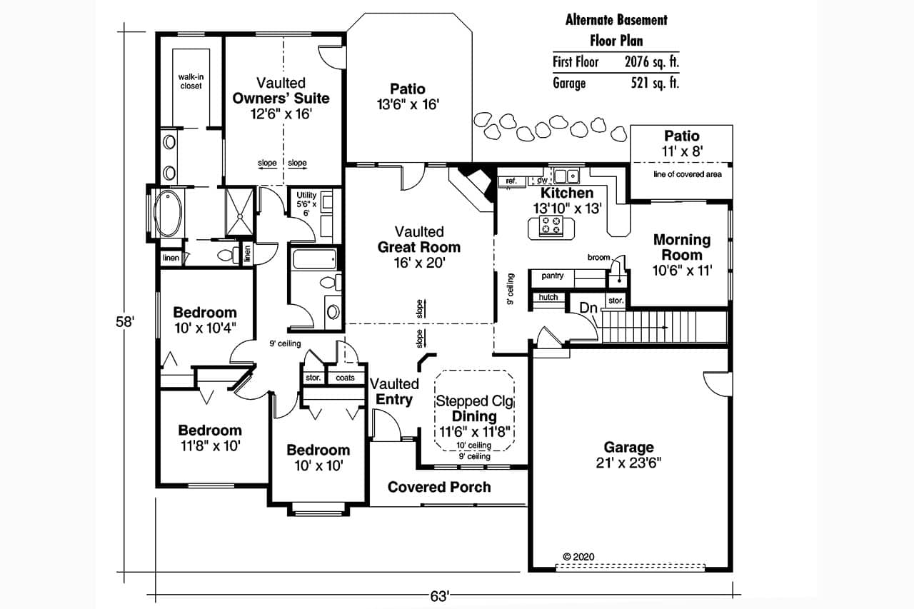 Basement Option Stair Location