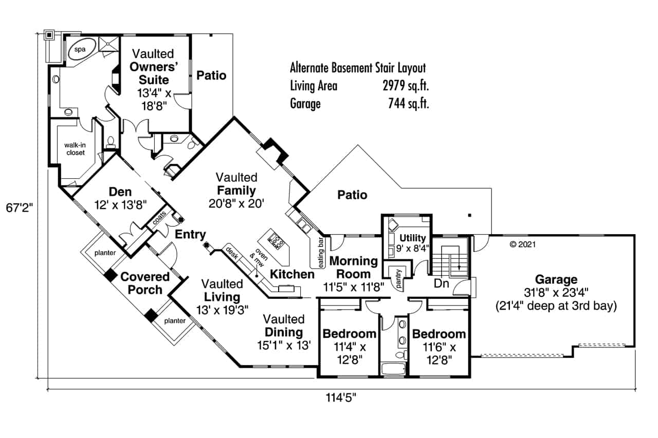 Basement Option Stair Location