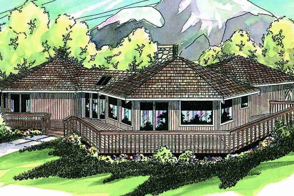 3-Bedroom, 1986 Sq Ft Contemporary House - #108-1398 - Front Exterior