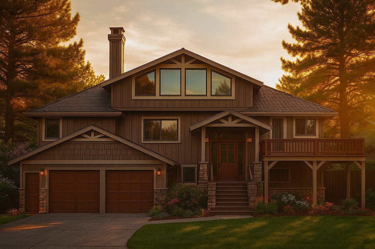 5-Bedroom, 3141 Sq Ft Multi-Level Home - Plan #108-1406 - Main Exterior