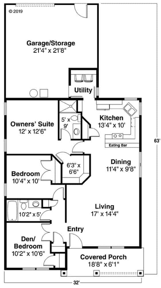 Floor Plan Main Level