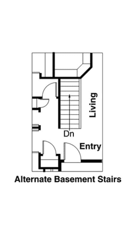 Basement Option Stair Location