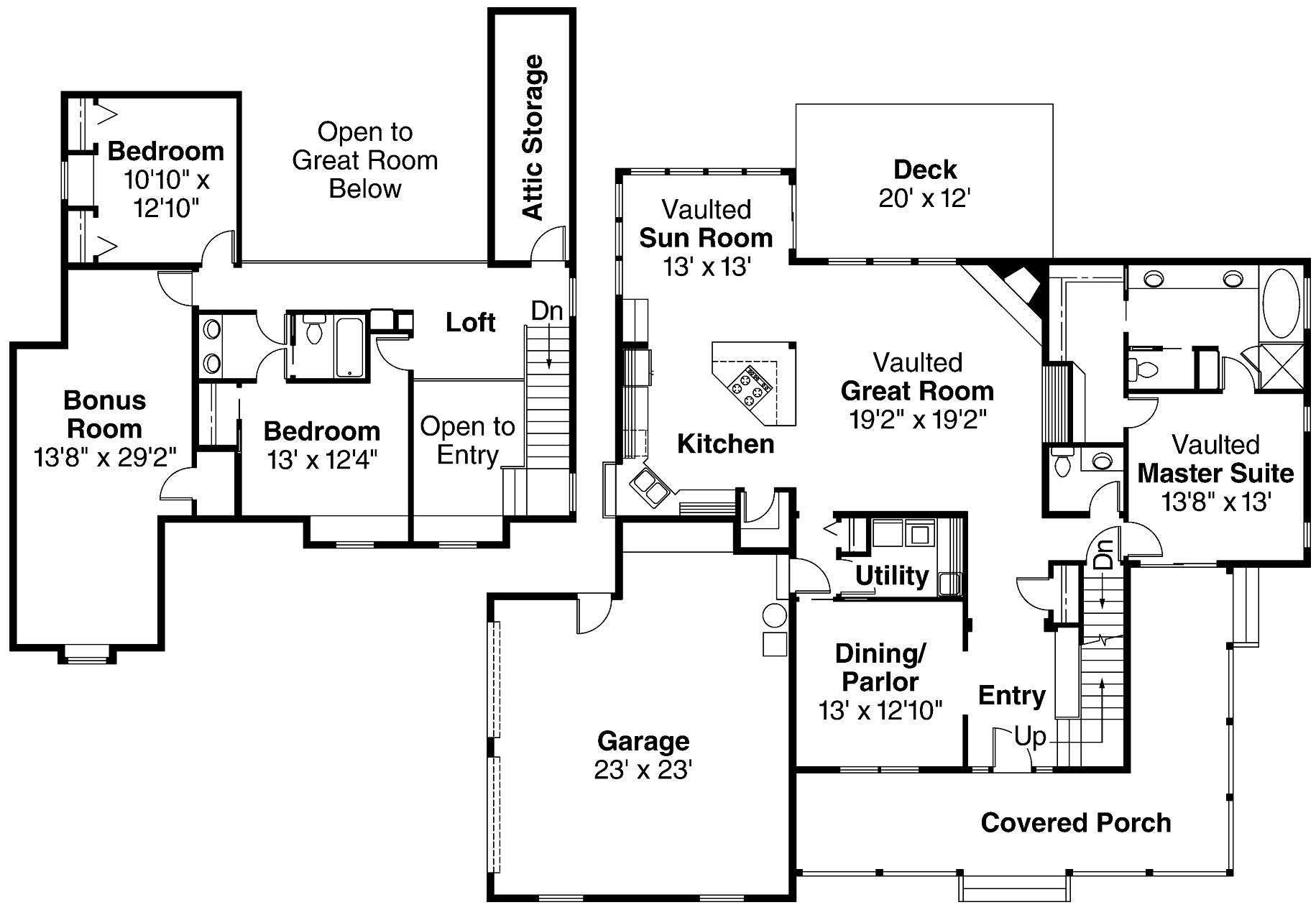 Floor Plan First Story