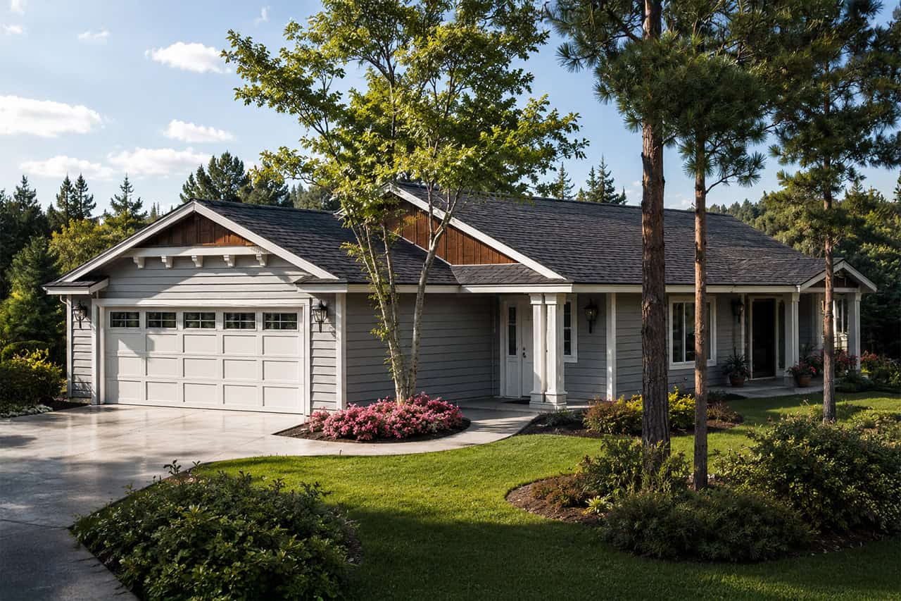 3-Bedroom, 1317 Sq Ft Craftsman House Plan - 108-1628 - Front Exterior