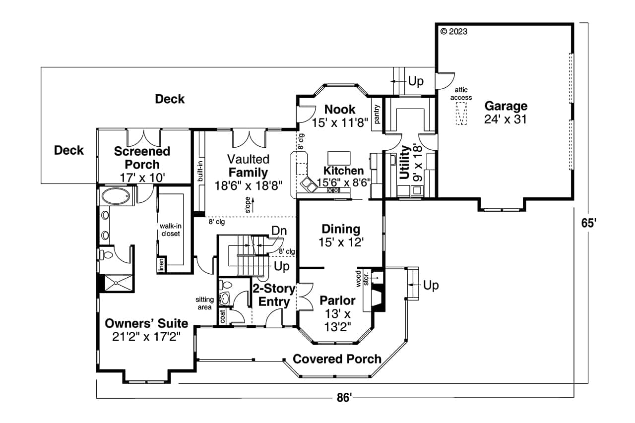 Floor Plan First Story