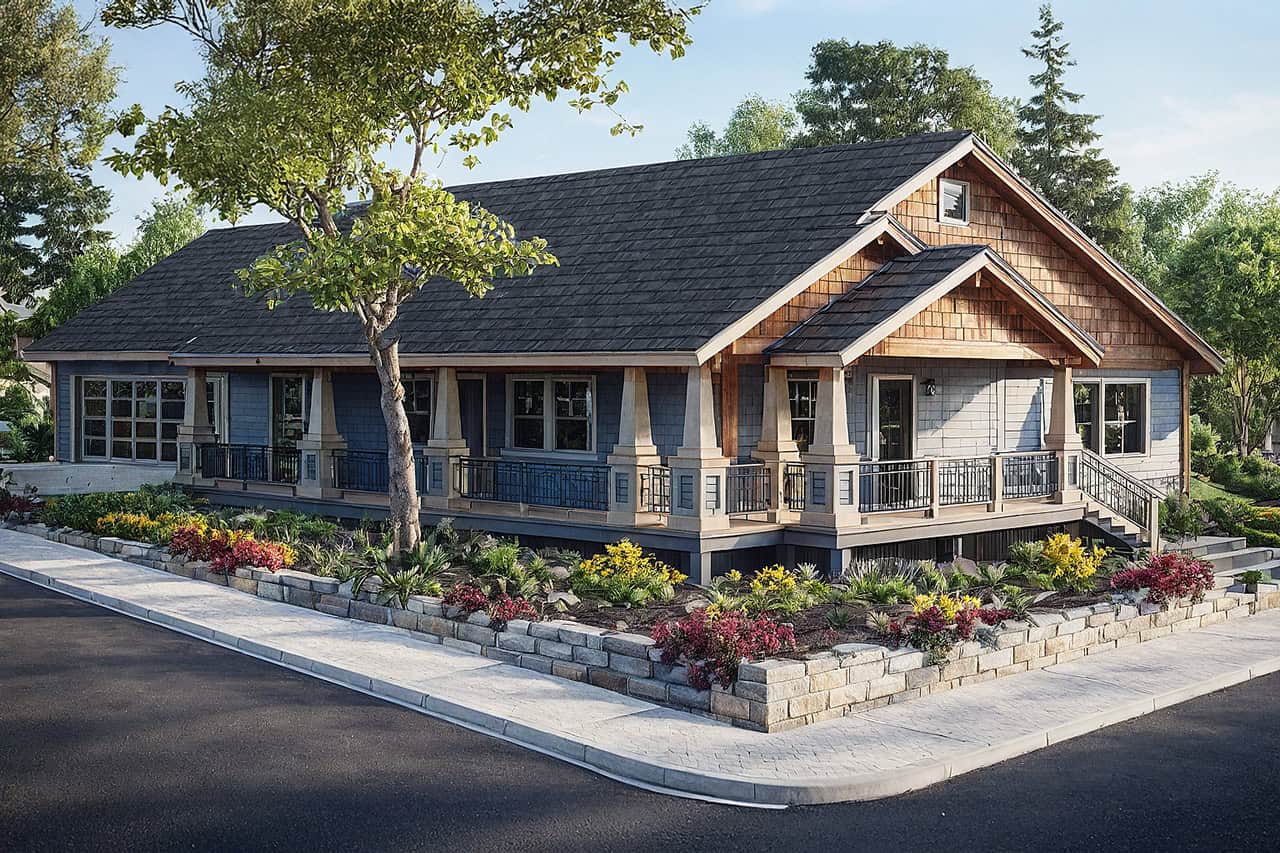 3-Bedroom, 1265 Sq Ft Country Home - Plan #108-1660 - Main Exterior