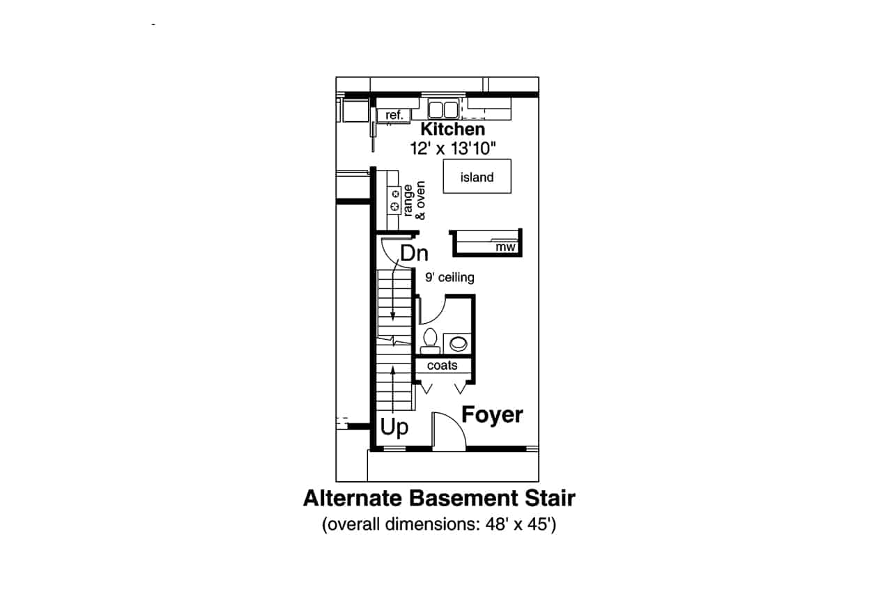 Basement Option Stair Location